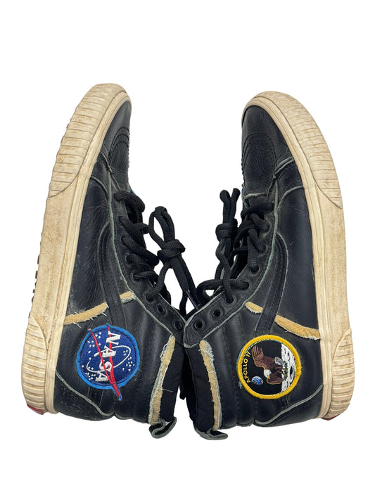 Vans Off The Wall Nasa Apollo 11 Rare Special Edition Shoes Black - Size 8.5 US