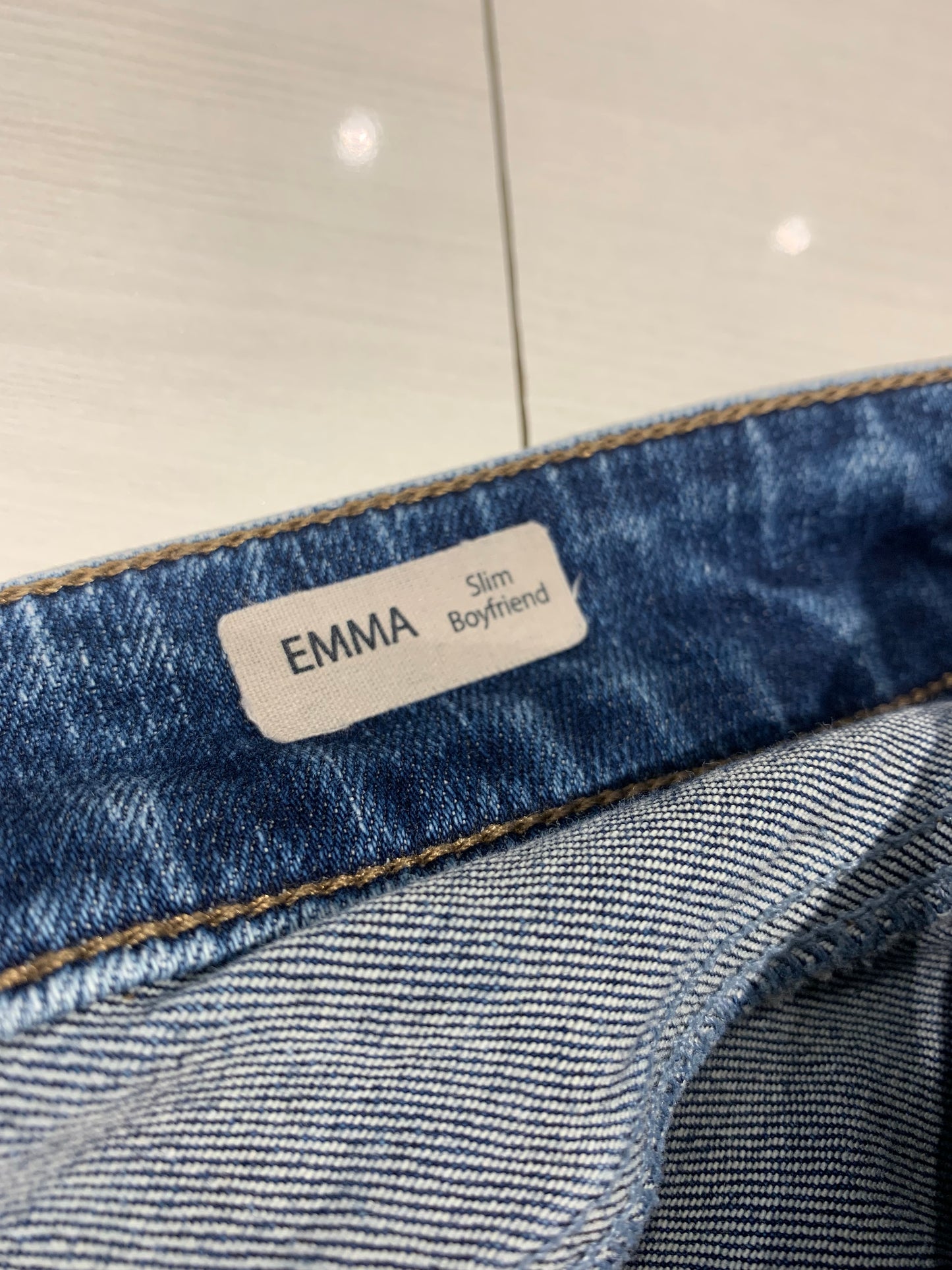 Mavi Slim Boyfriend Blue Denim Jeans - Women's Size 32 x 28