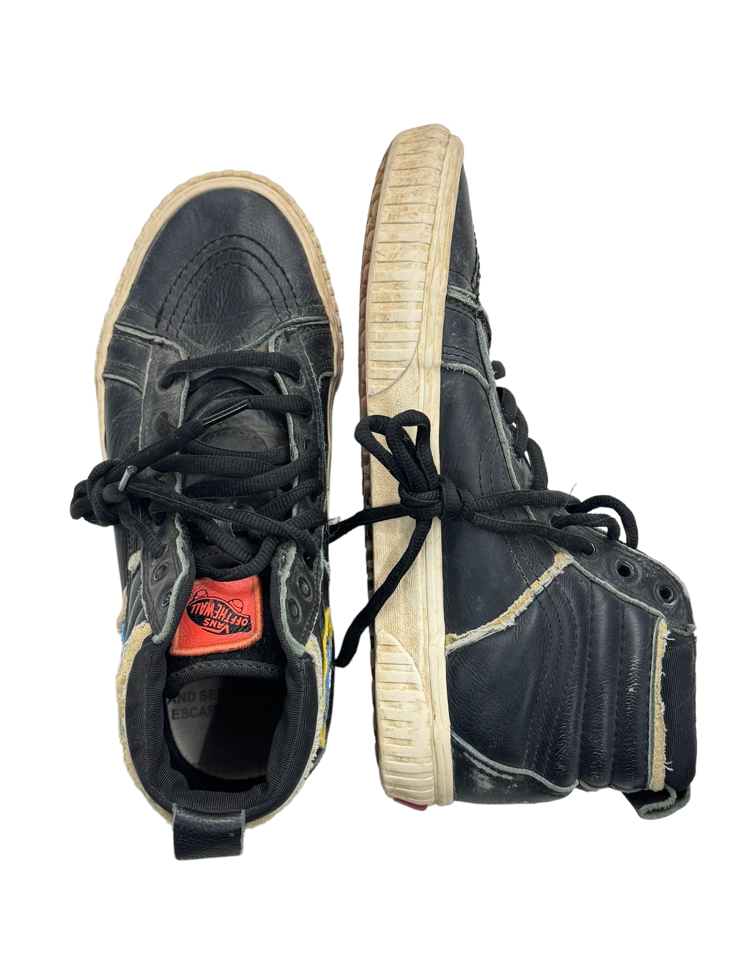 Vans Off The Wall Nasa Apollo 11 Rare Special Edition Shoes Black - Size 8.5 US