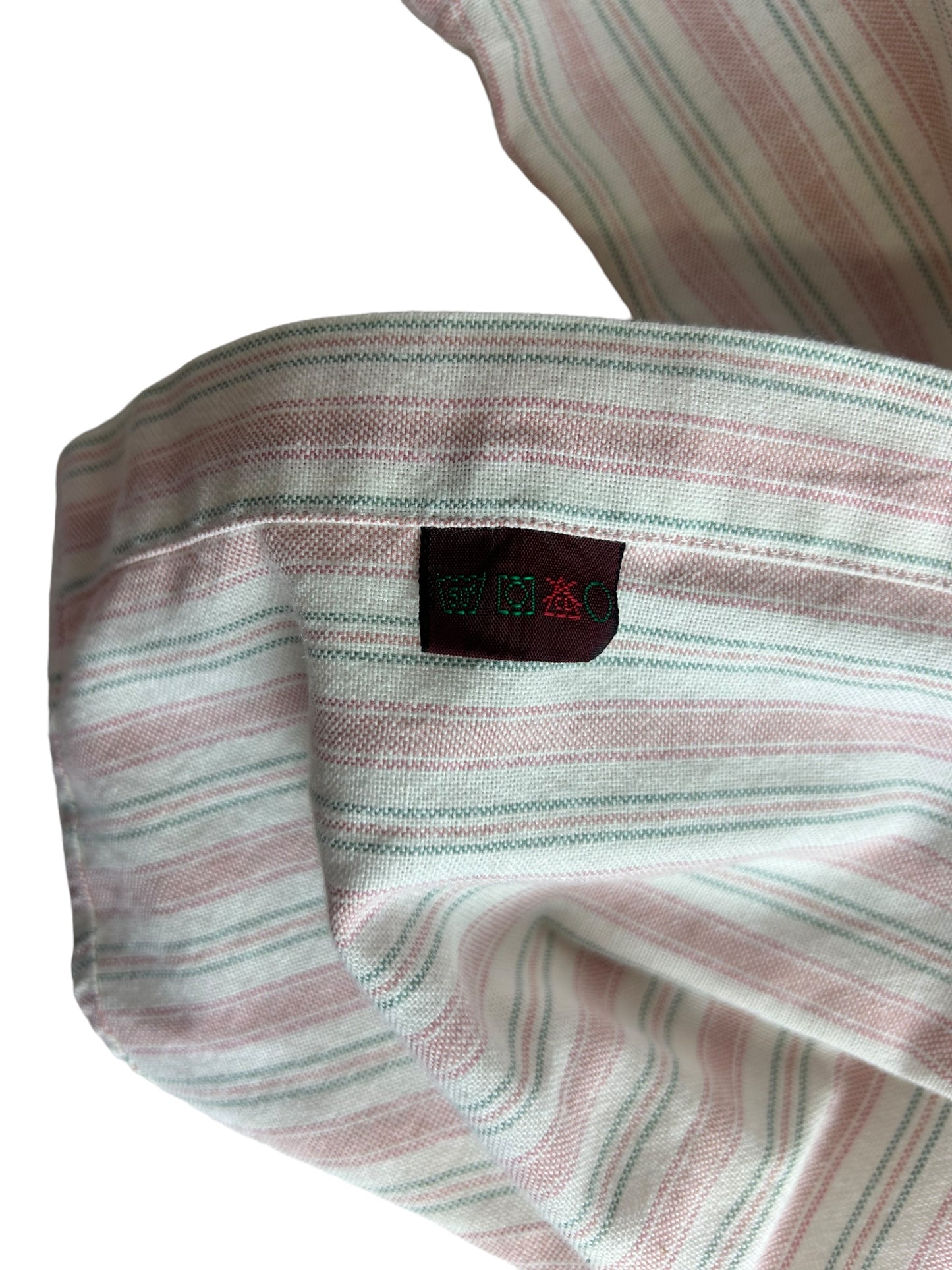 Chaps - Ralph Lauren Vintage 1980s Long Sleeve Button Up Shirt Striped - Size L