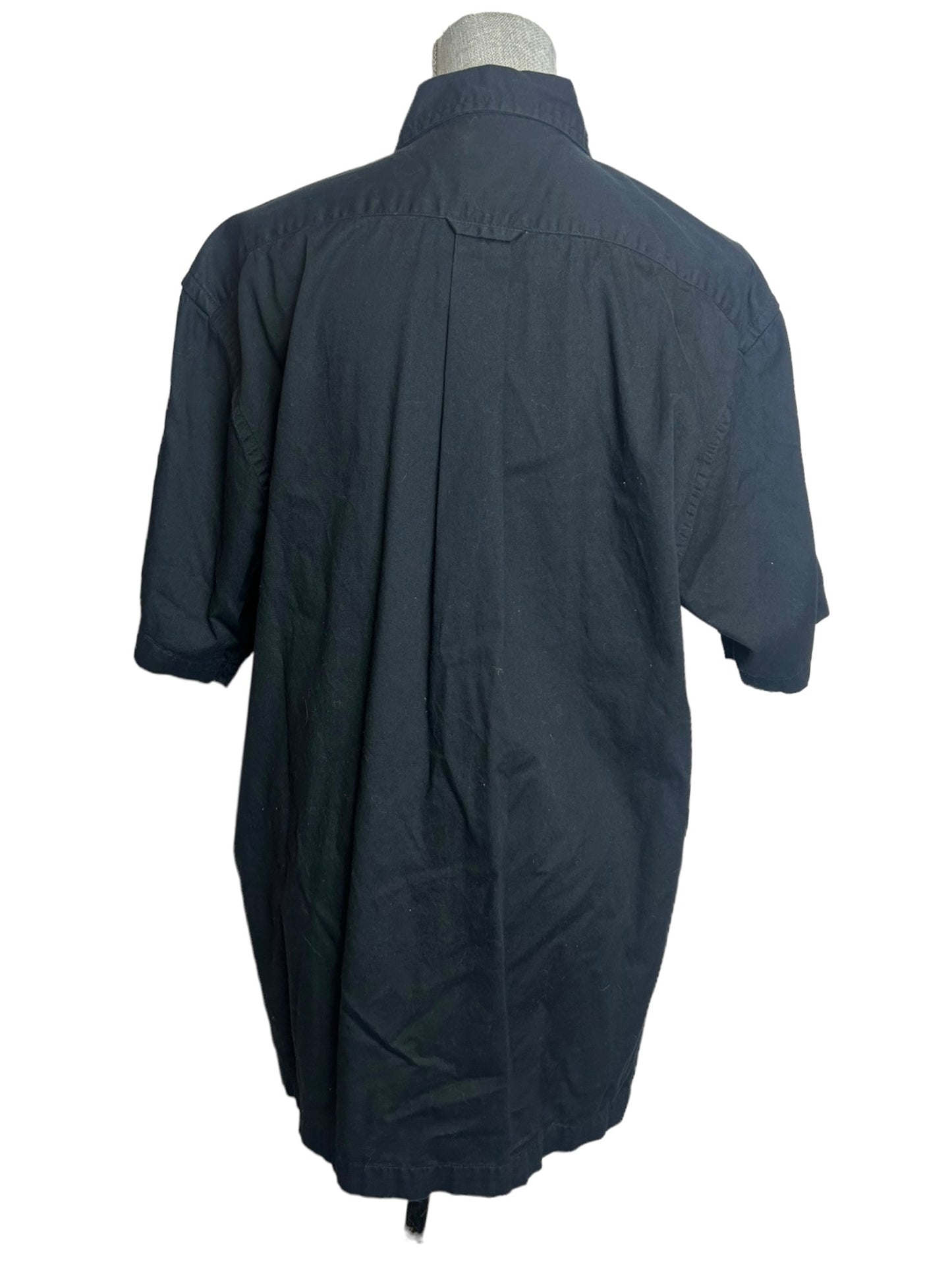 Manchester United Men's Button Up Shirt Black - Size Extra Large