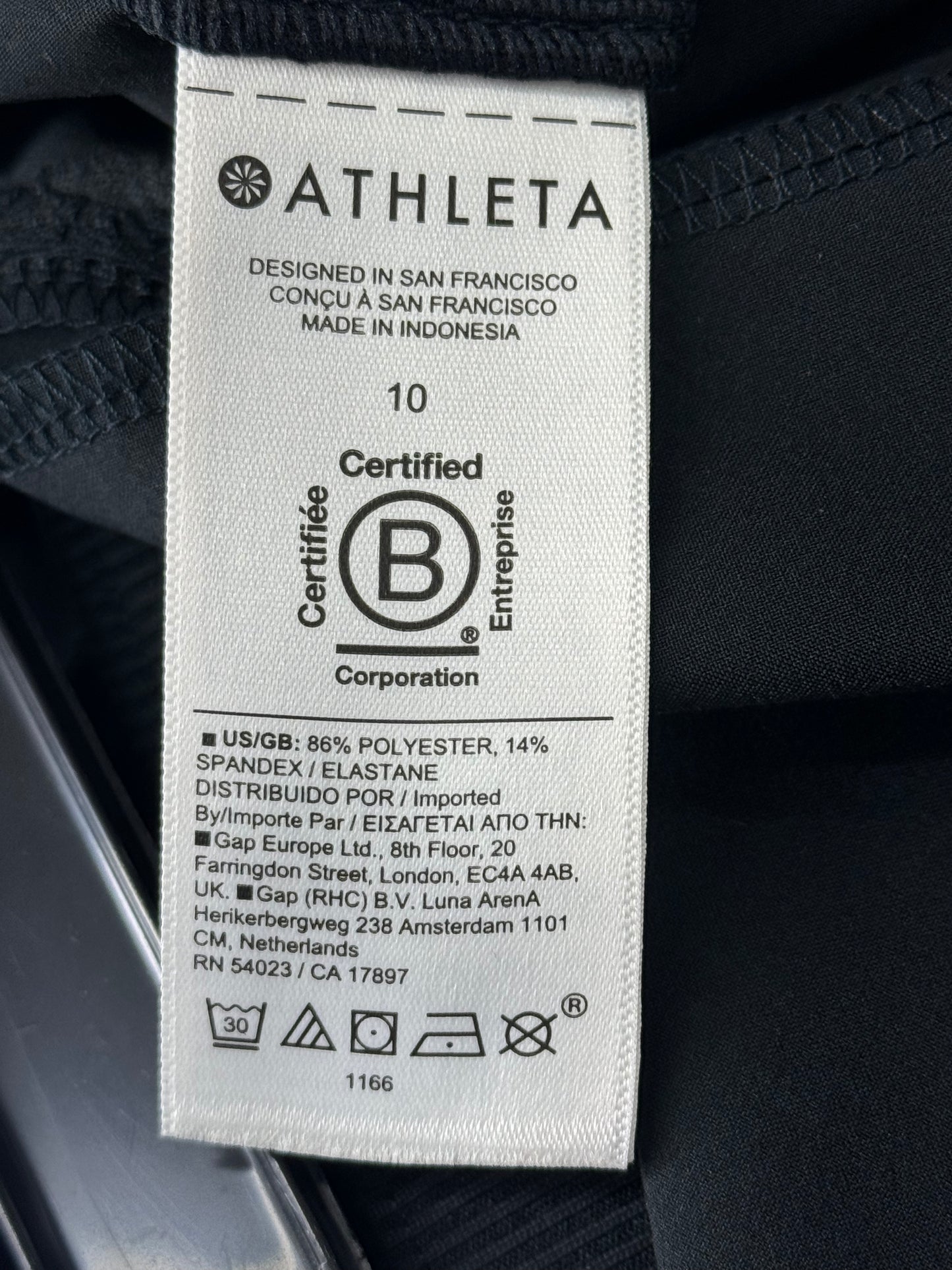 Athleta Lightweight Active Nylon Active Jogger Pants Black - Size 10