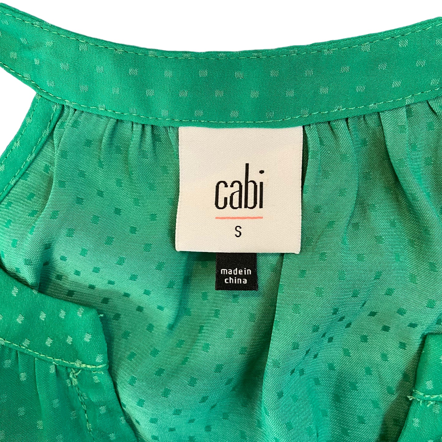 Cabi Women's Top Green - Size S