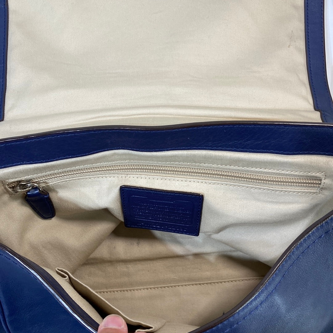 Coach Leather Women's Bag Blue
