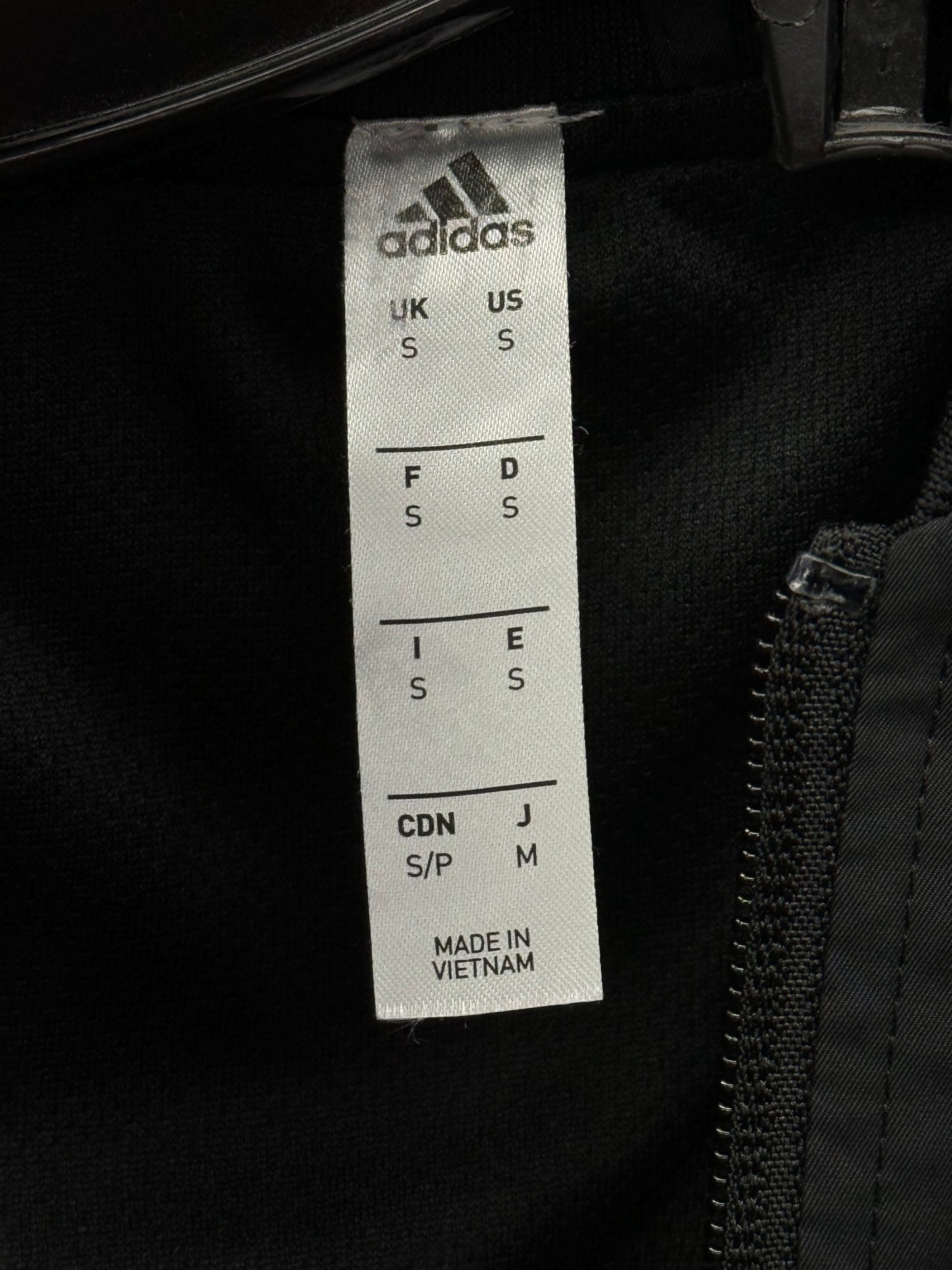 Adidas Juventus Men's Zip up Jacket Black - Size S
