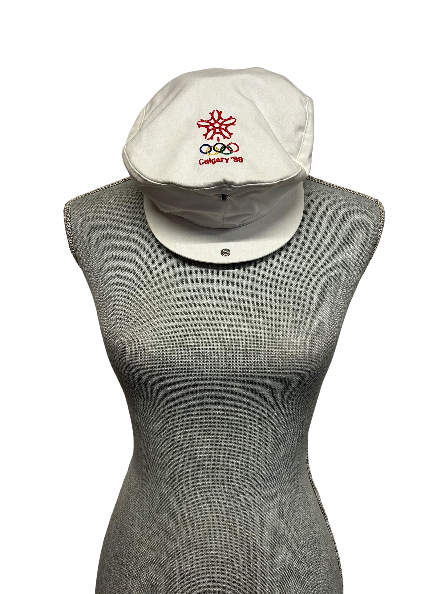 Calgary Olympic's Front Botton Hat Cream White