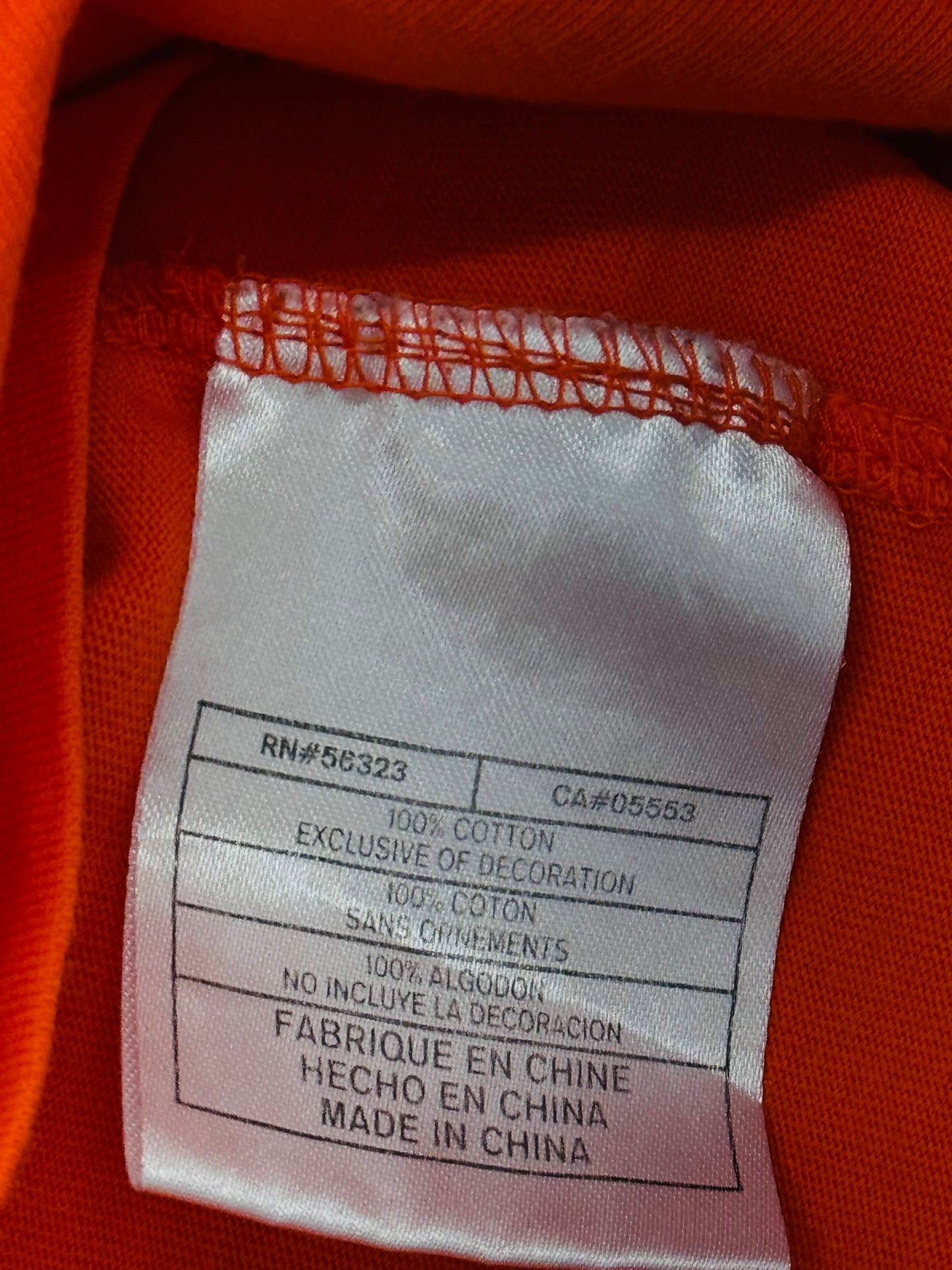 Nike KVNB Nederland Printed Men's T-Shirt Half Sleeve Orange - Size XL