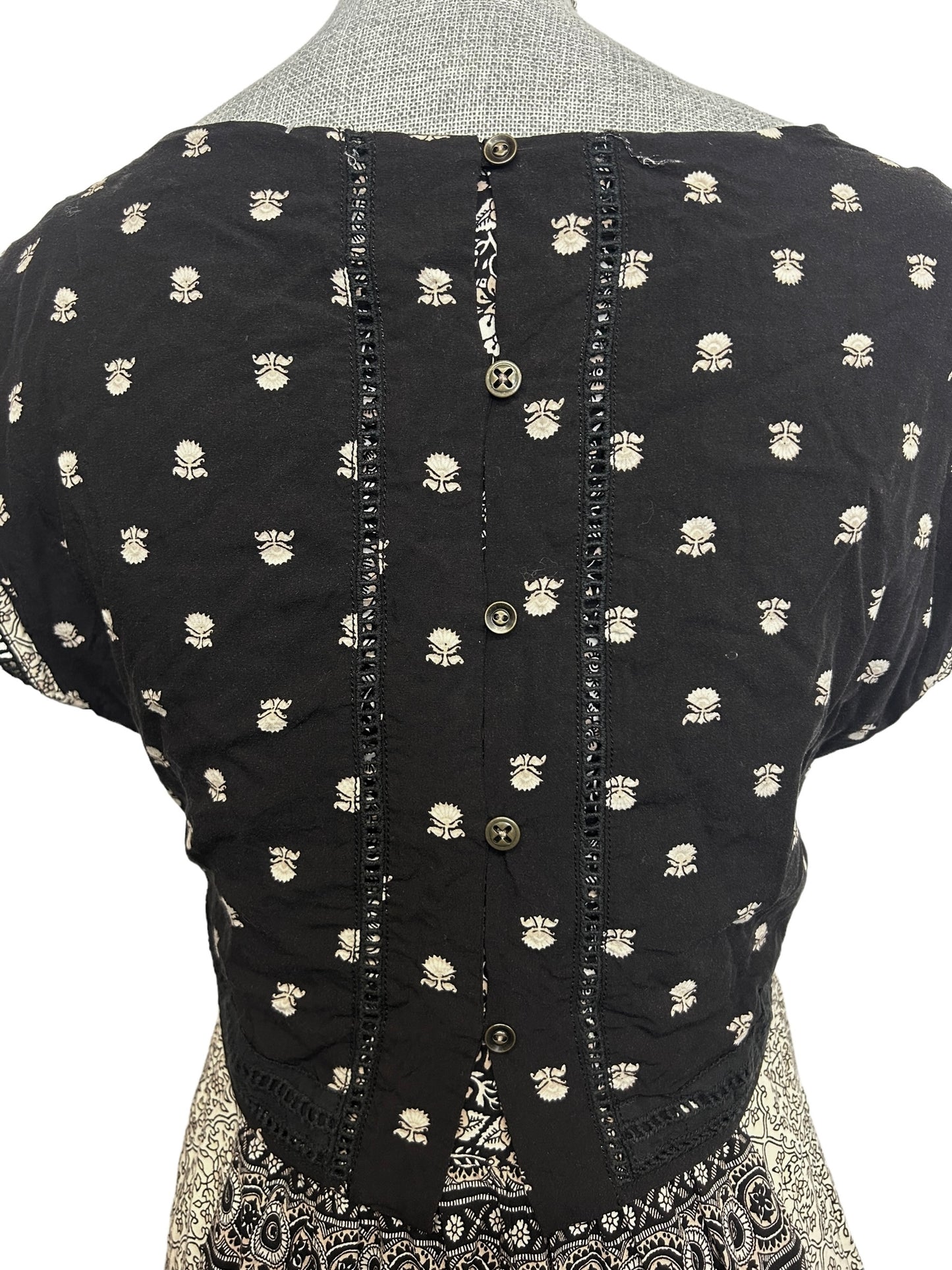 Anthropologie Holding Horses Patterned Women's Dress Top - Size Extra Small