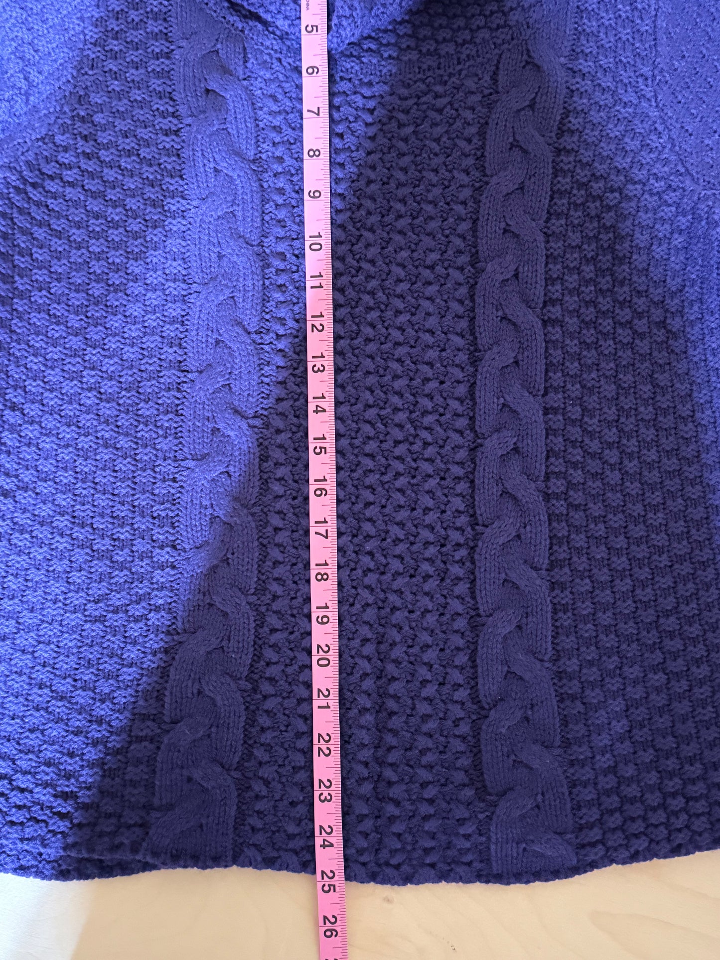Vintage Chico’s Turtle Neck Women’s Knit Mock Neck Sweater Purple - Size 2