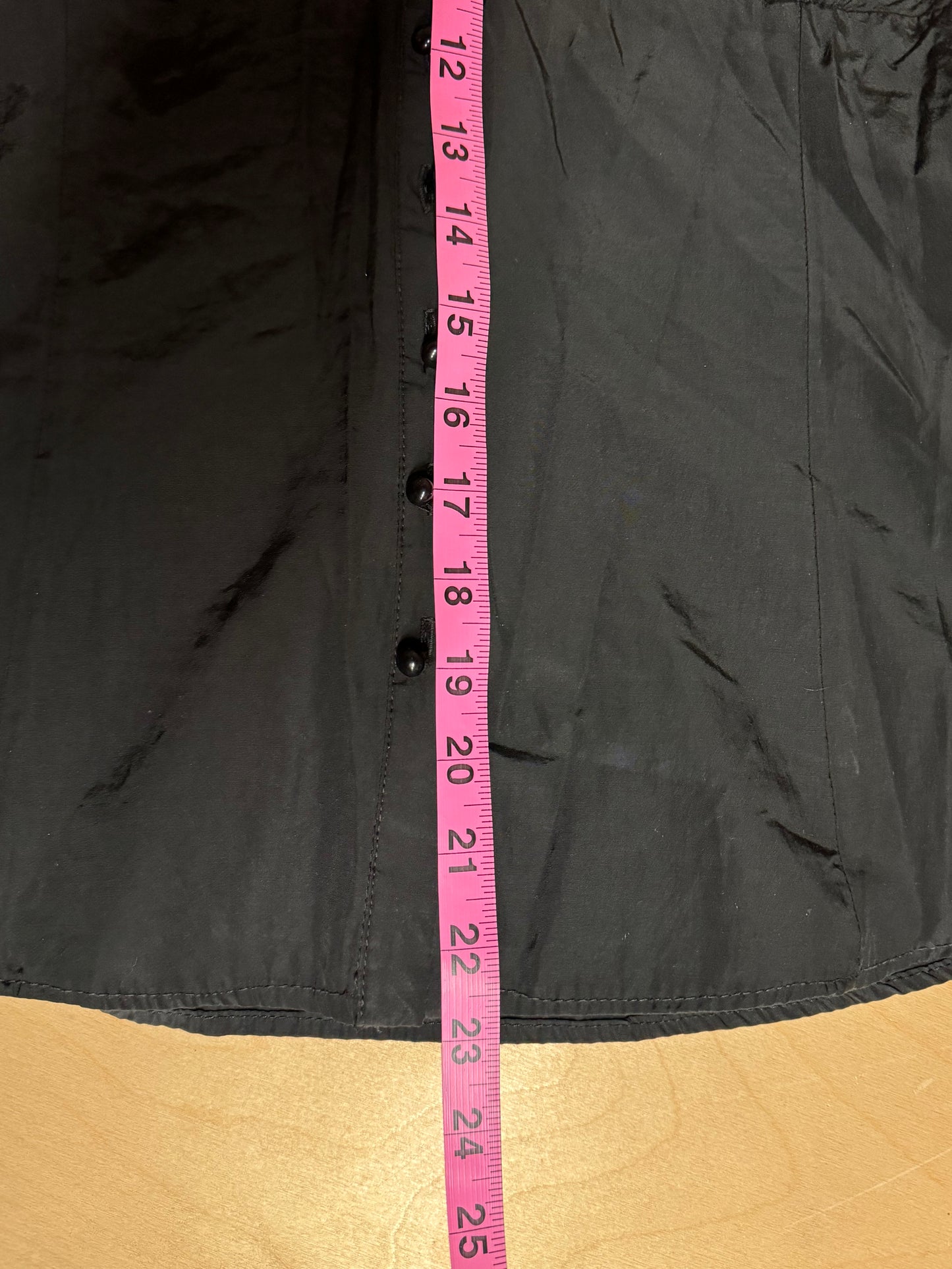 Zara Basic Women's Shirt Top Black - Size Small