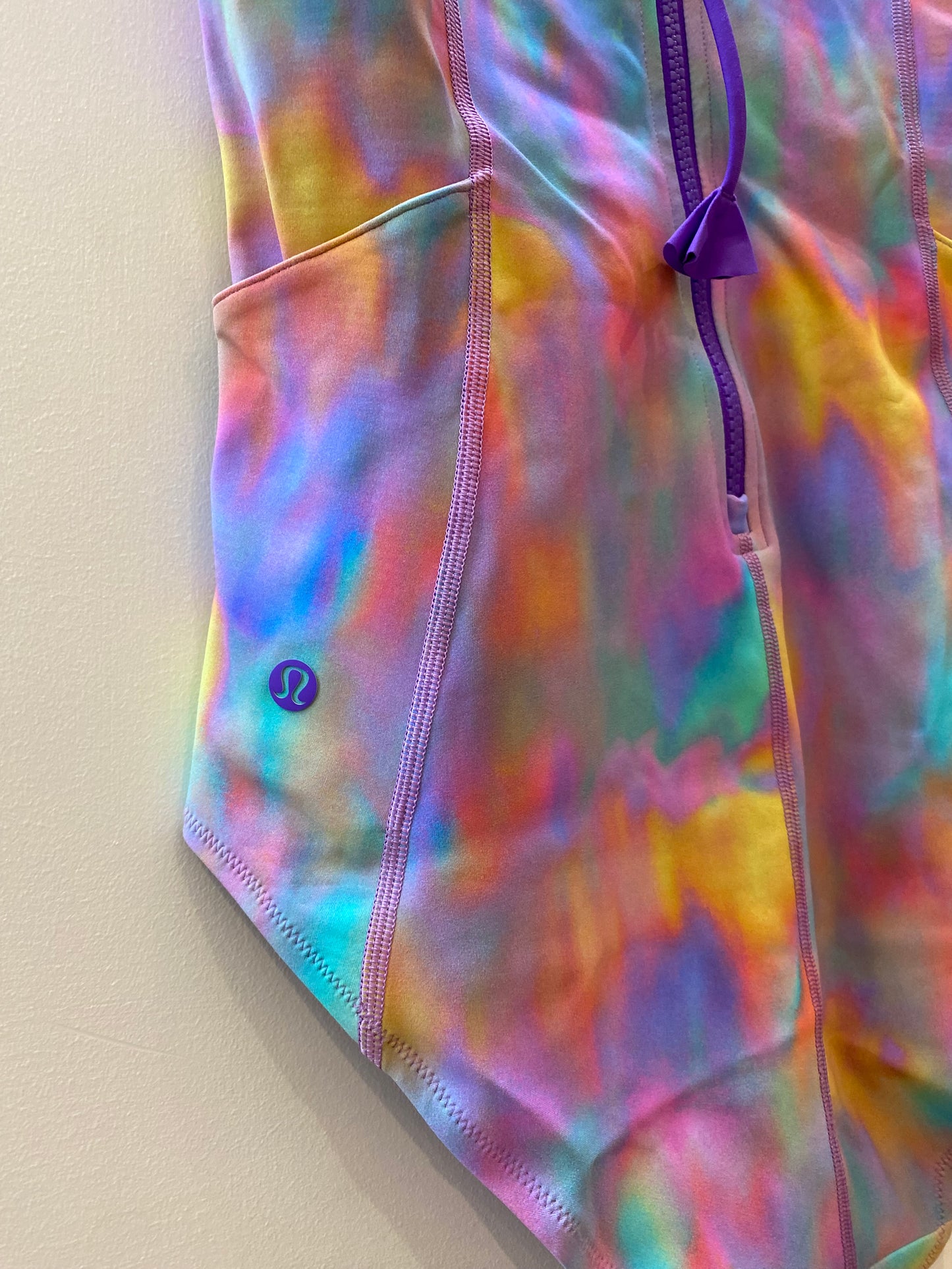 Lululemon Zip-Back Paddle Suit Prism Wash Print - Size 8