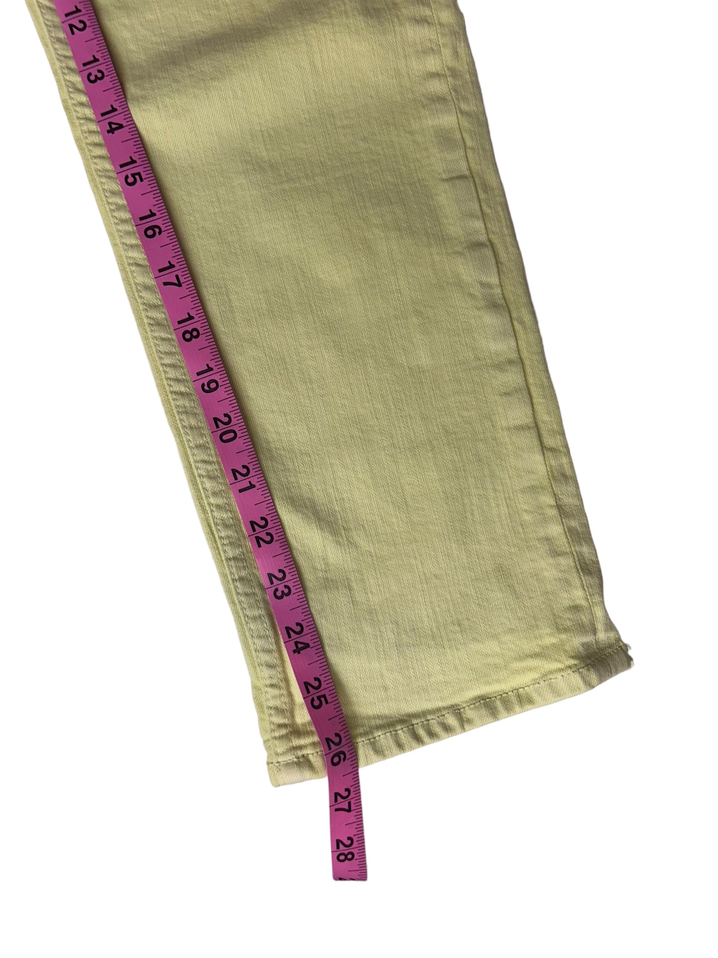 Mother Superior Straight Leg Women's Jeans Neon Green - Size 25