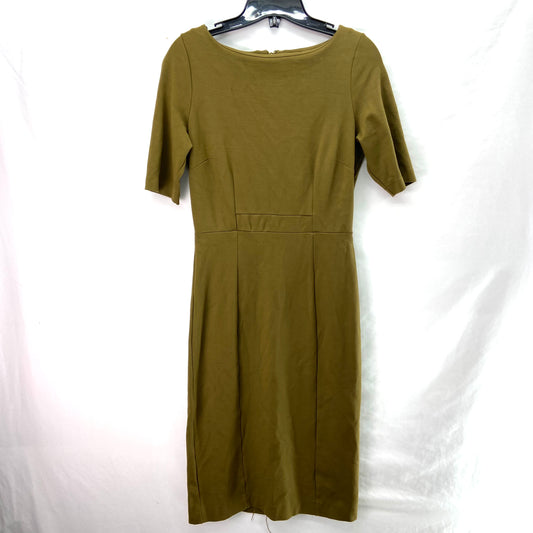 Banana Republic Women's Zip Up Dress Khaki Green - Size 4