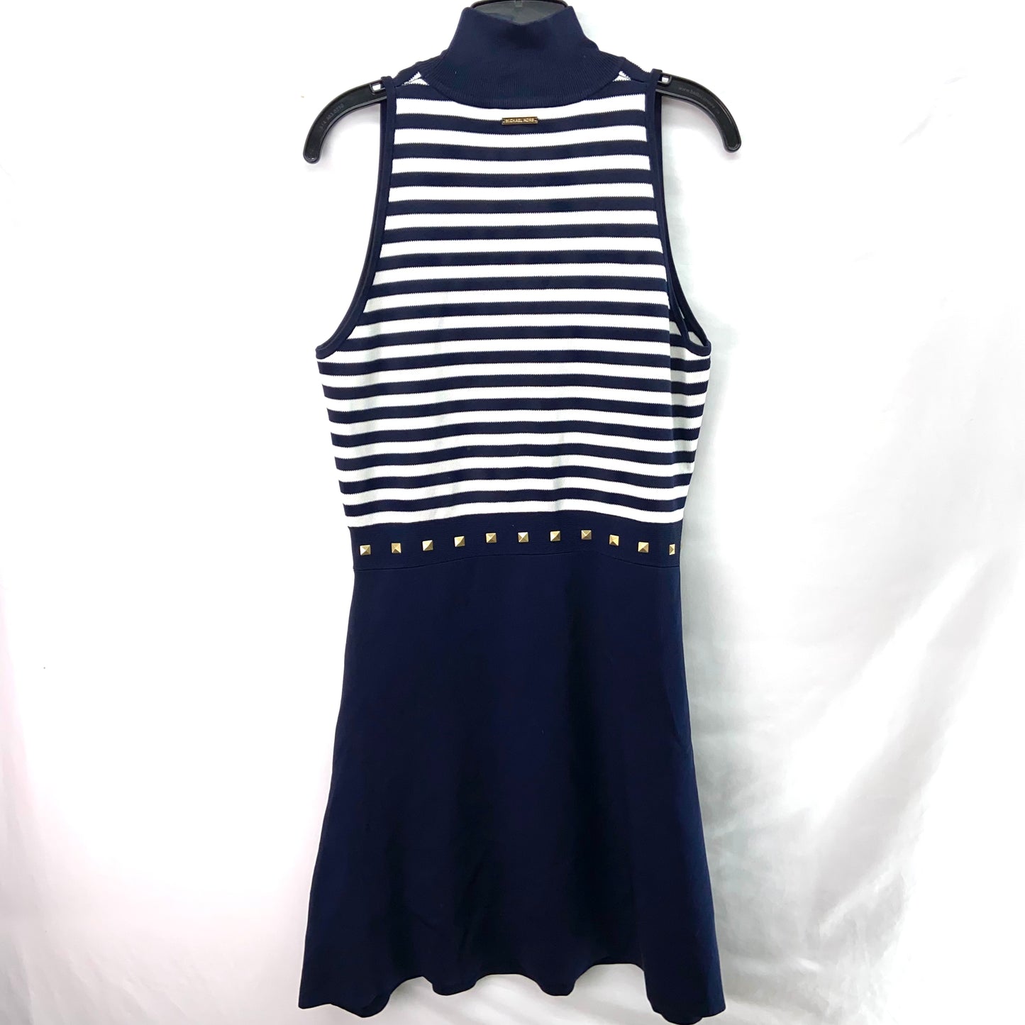 Michael Kors Women's Dress Striped Navy/White - Size XL