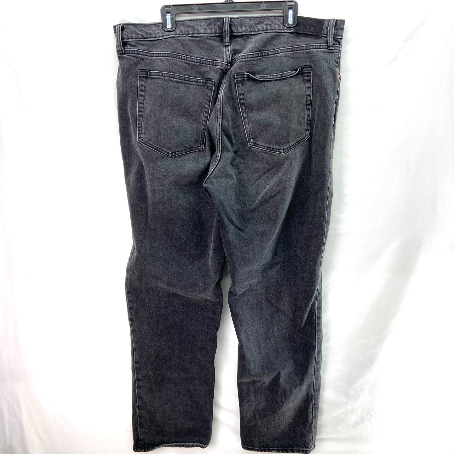 Abercrombie & Fitch 90s Women's Straight Leg Denim Jeans Black - Size 34/18R