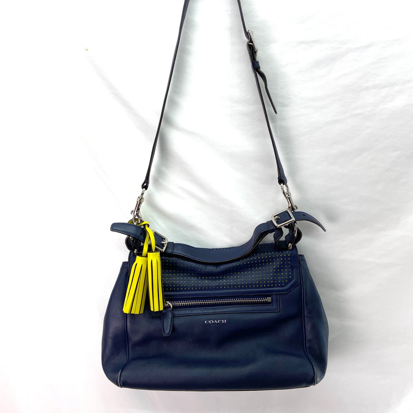 Coach Leather Women's Bag Blue