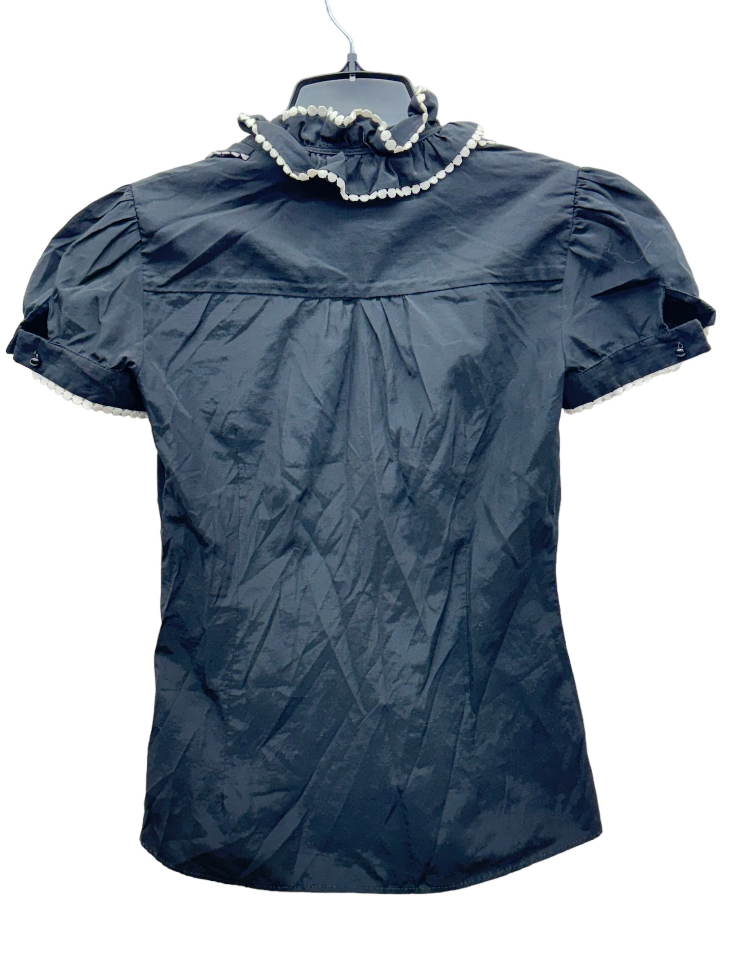 Zara Basic Women's Shirt Top Black - Size Small