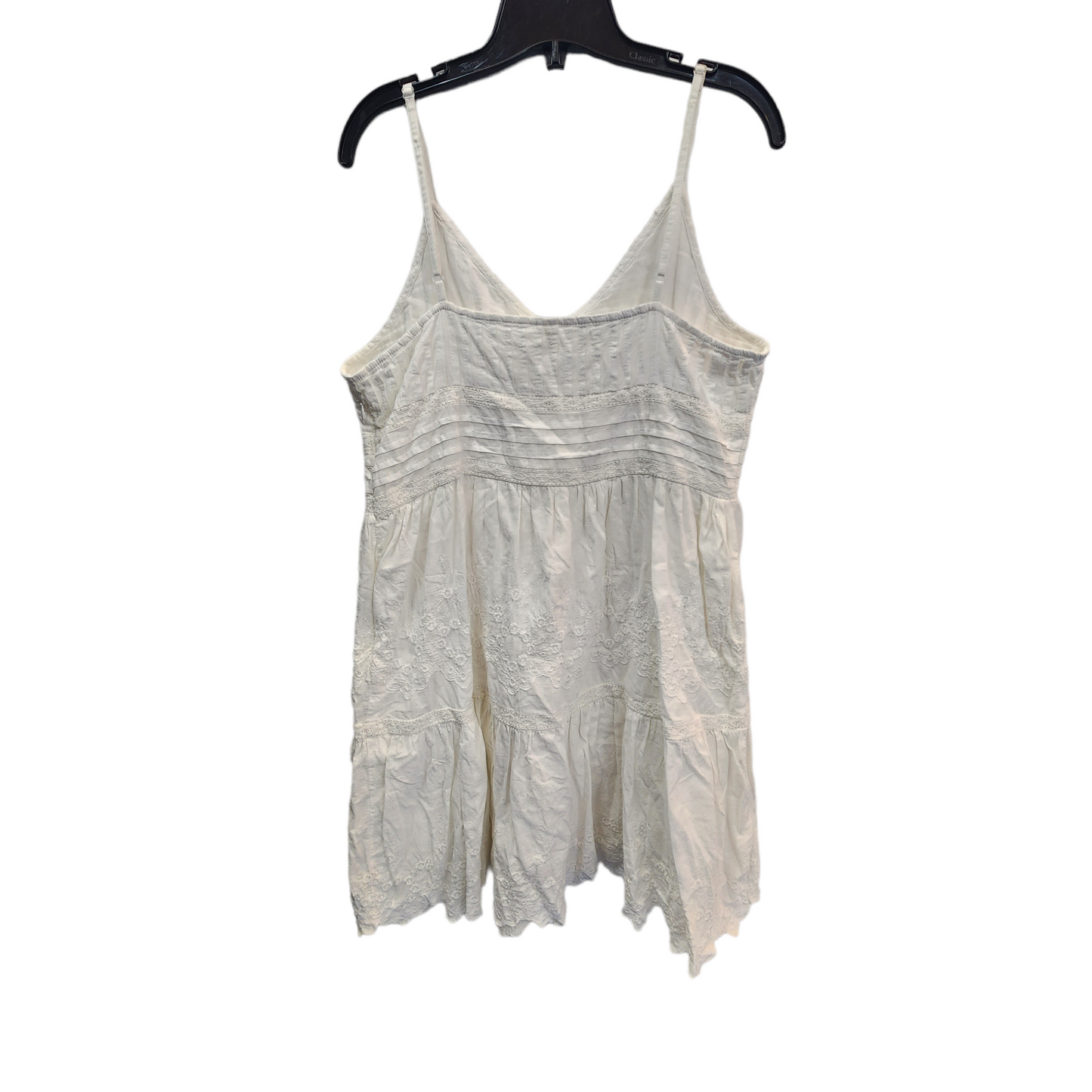 Roper Cotton Eyelet Embroidered Women's Dress White - Size Large