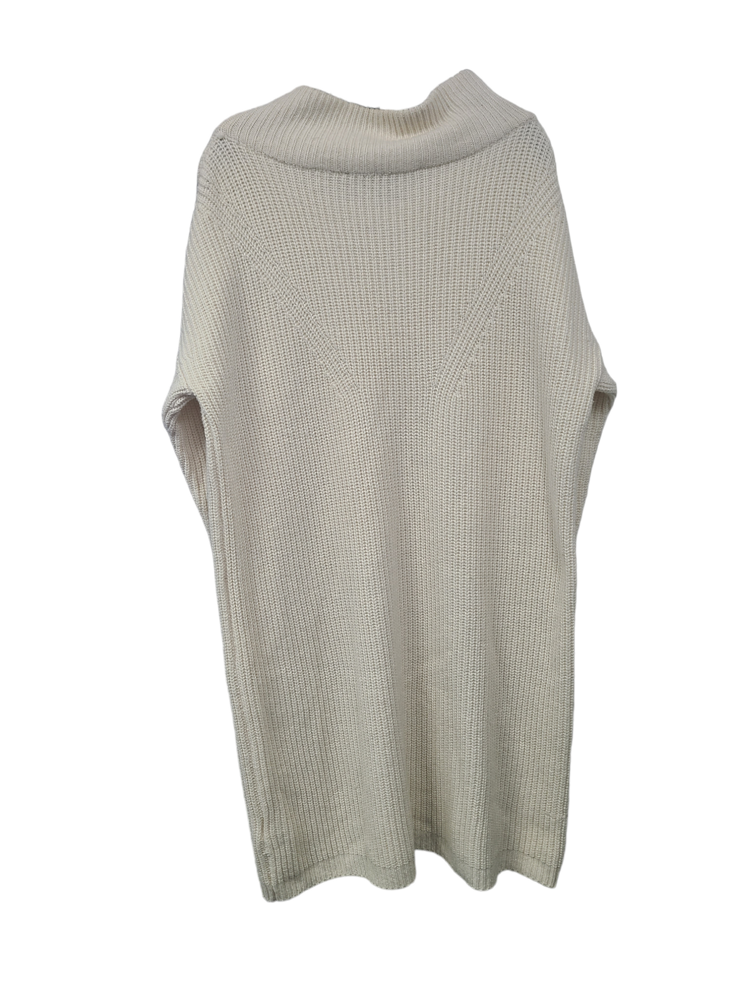 French Connection Women's Knit Sweater Dress Cream - Size Medium