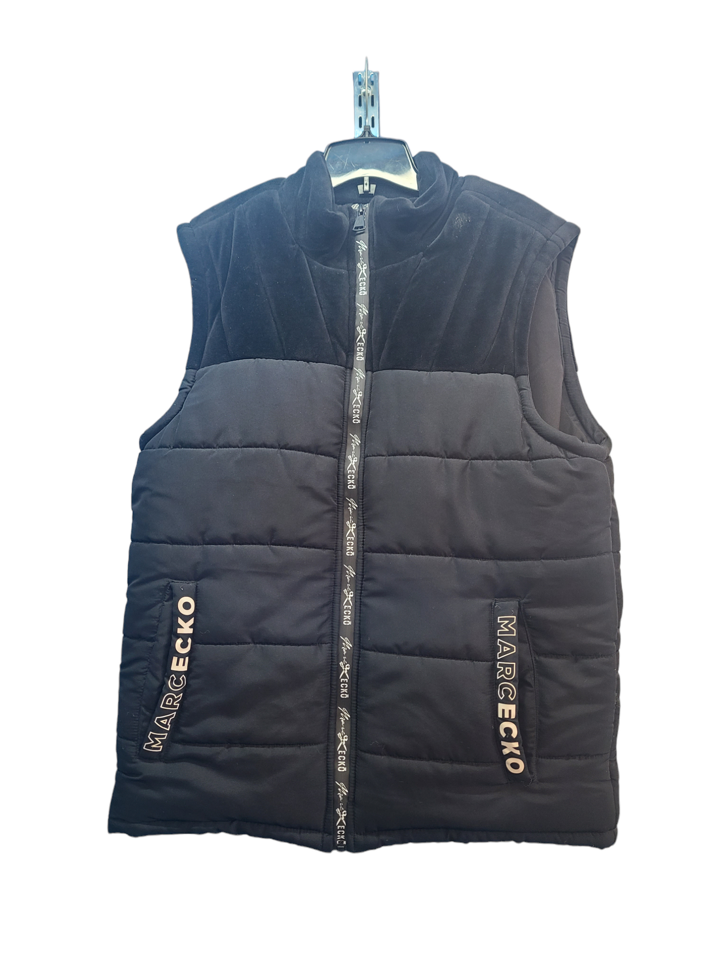 Marc Ecko Cut & Sew Men's Puffer Vest Grey - Size Medium