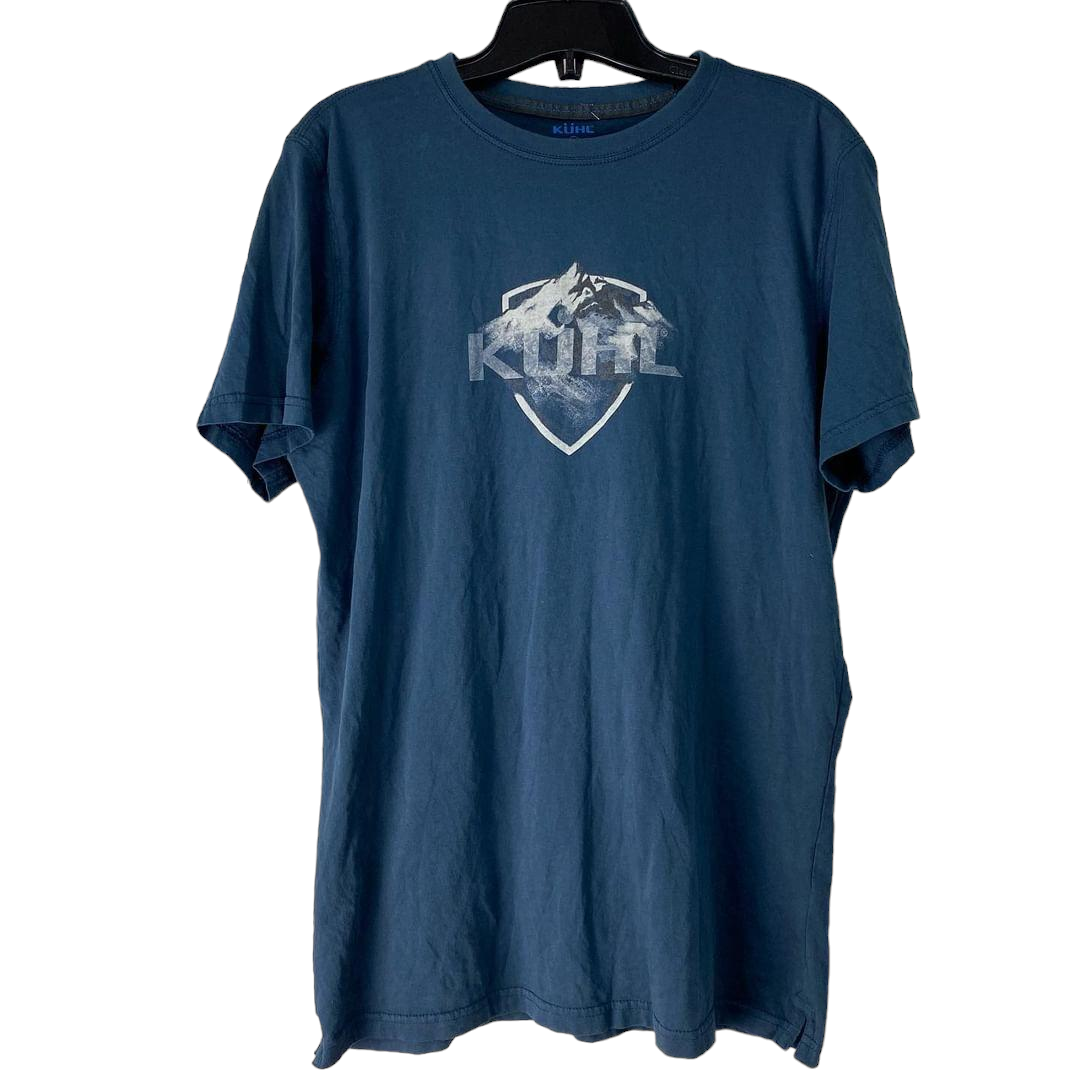 Kuhl Snowboarding Men's T-Shirt Blue - Size Medium