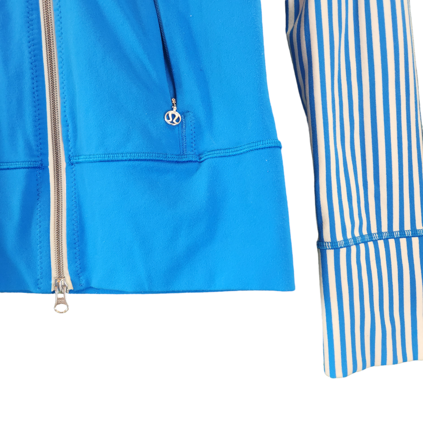 Lululemon Women's Daily Jacket Beaming Blue/Polar Cream - Size 4