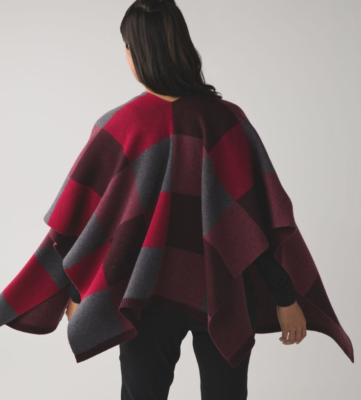 Lululemon Bundle Up Scarf Bordeaux Drama/Cranberry/Heathered Dark Slate