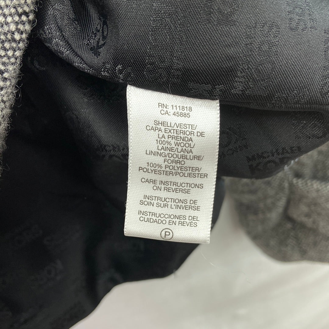 Michael Kors Women's Jacket/Skirt 2 Piece Set Grey - Size L