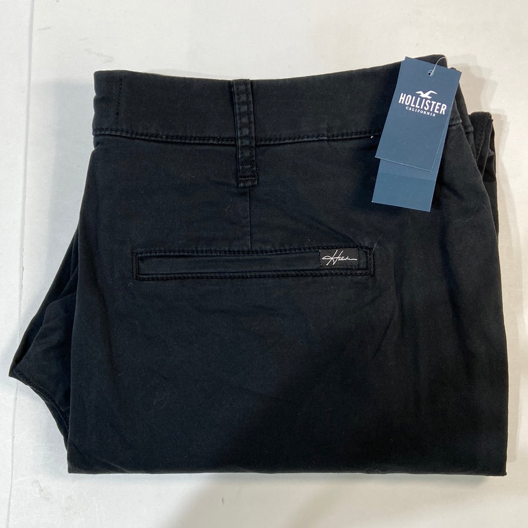 Hollister Men's Slim Straight Chinos Pants Black - 36 x 32