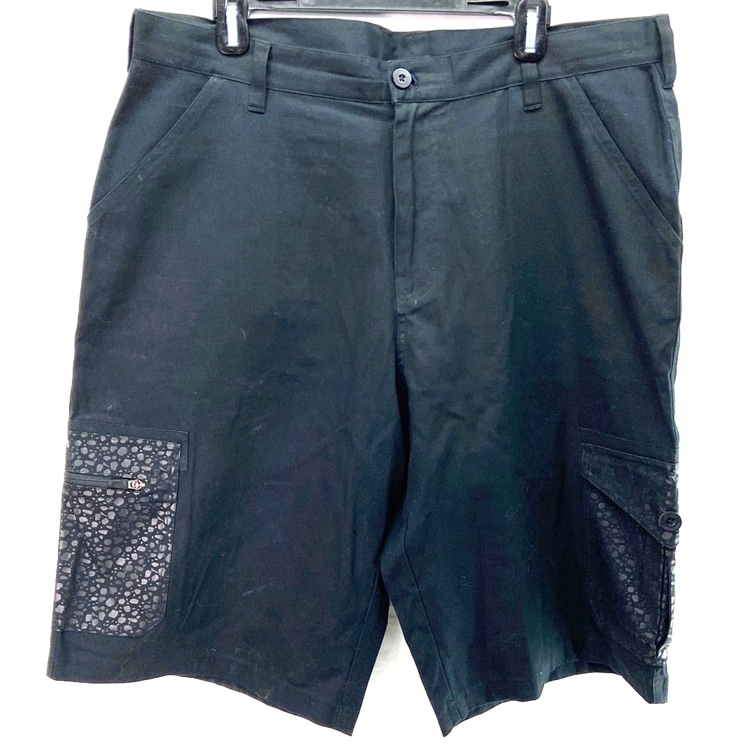 Nike Baggy Men's Cargo Shorts Black - Size 38