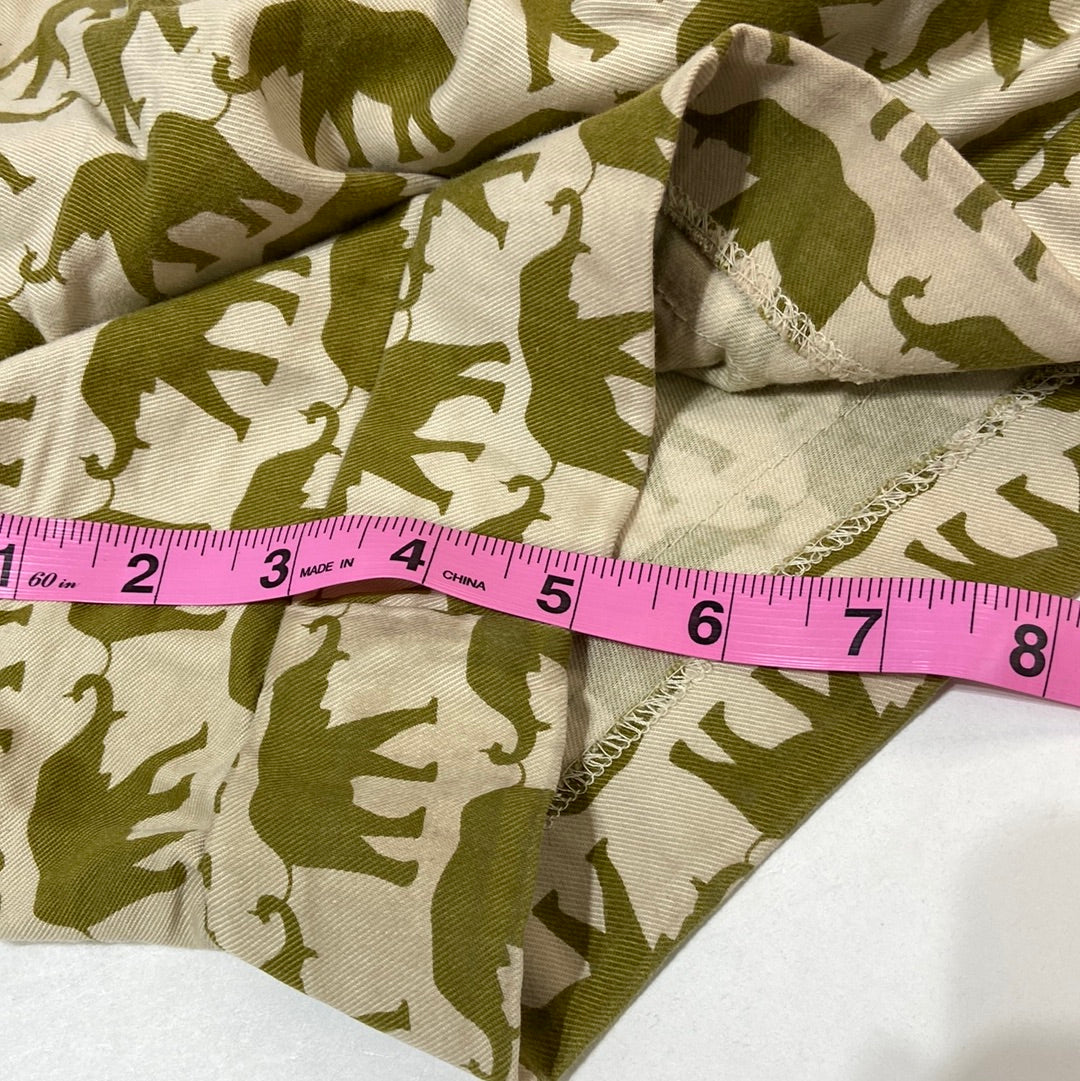 Cartonnier Anthropologie Elephant Print Shorts - Size 2