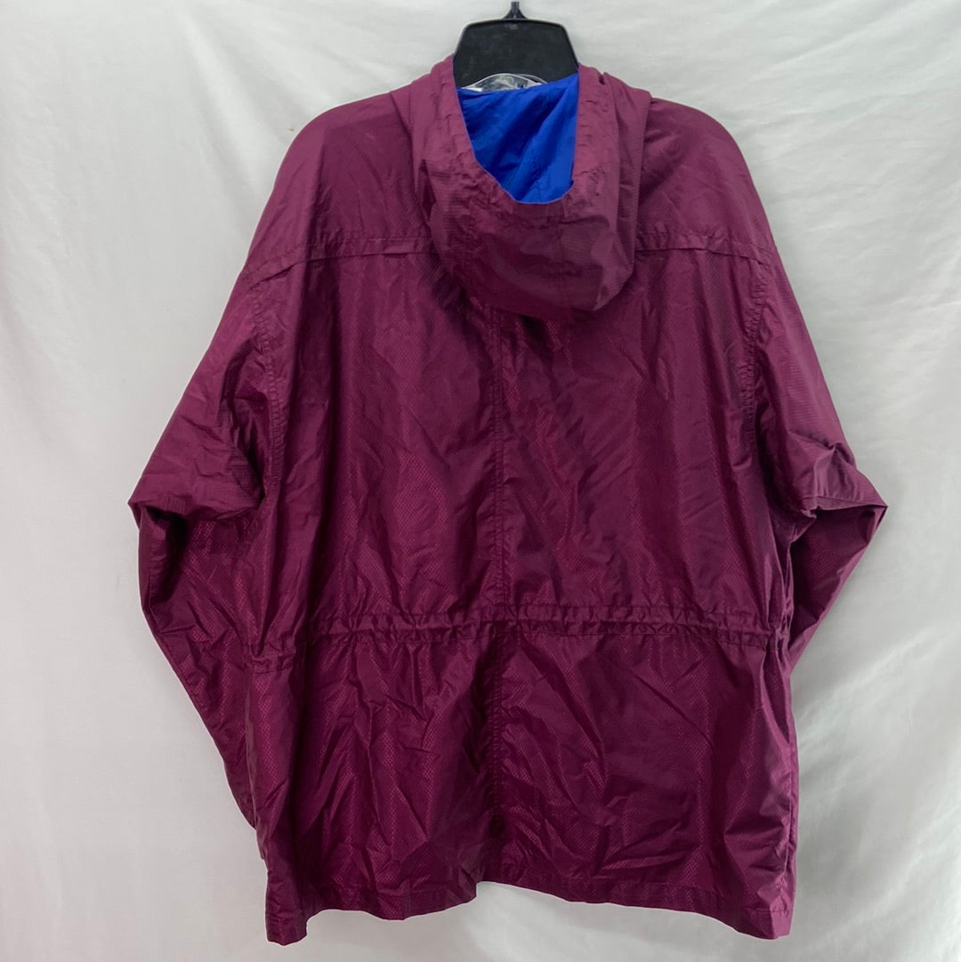 Colombia Nylon Windbreaker Jacket Purple - Size XL