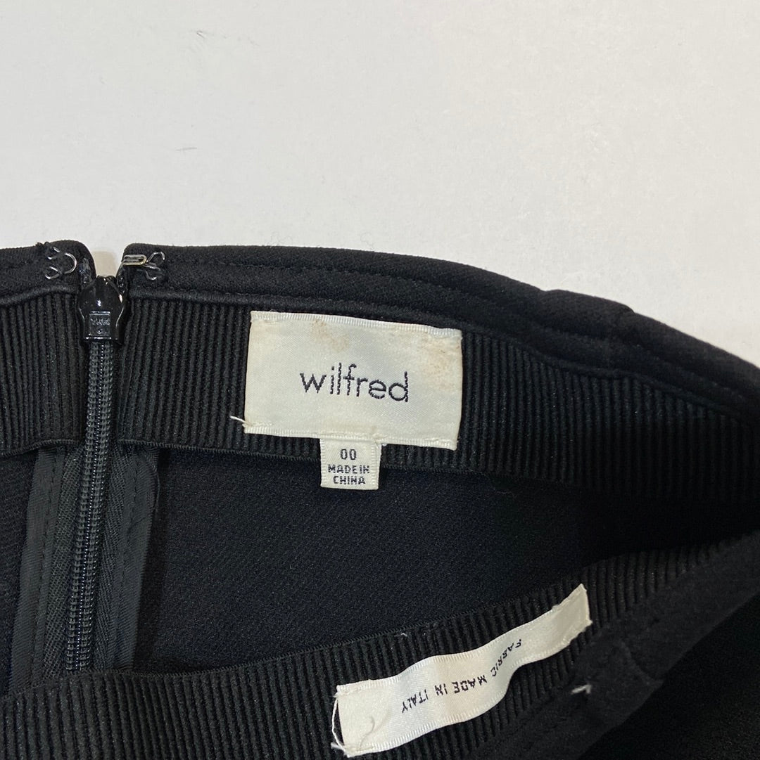 Wilfred Women's Causal Pants Black - Size 00