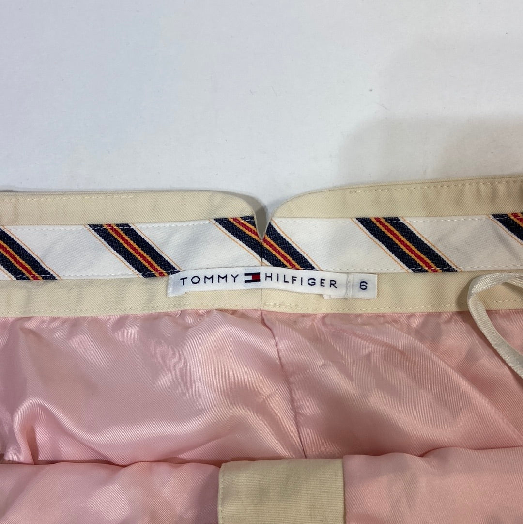 Tommy Hilfiger Women's Button-Down Y2K Skirt Yellow - Size 6
