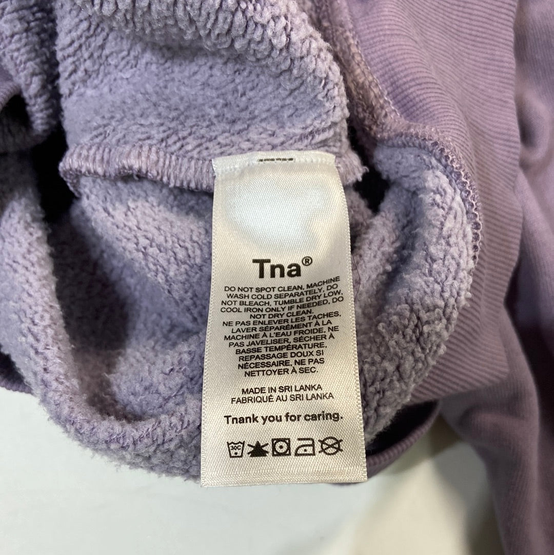 TNA Cozy Fleece Women's Sweatshirt Lavender - Size XS