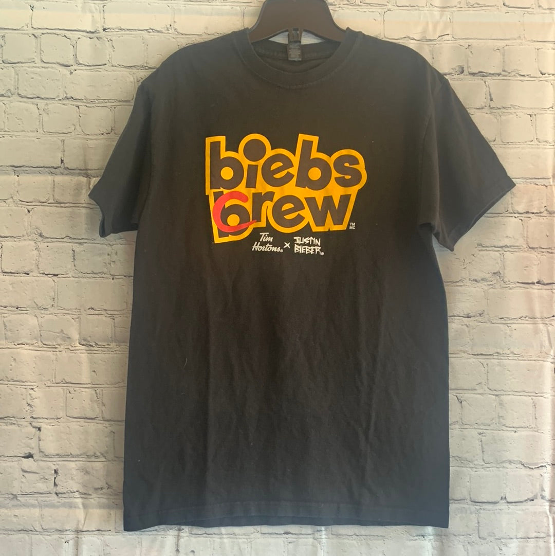 Tim Hortons X Bieber Crew Tee Black - Small