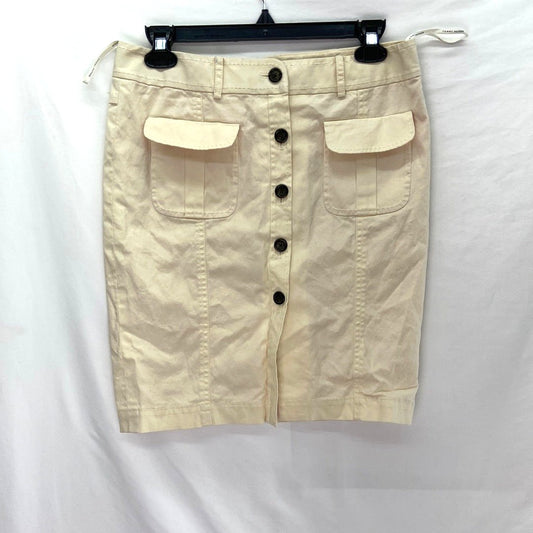 Tommy Hilfiger Women's Button-Down Y2K Skirt Yellow - Size 6