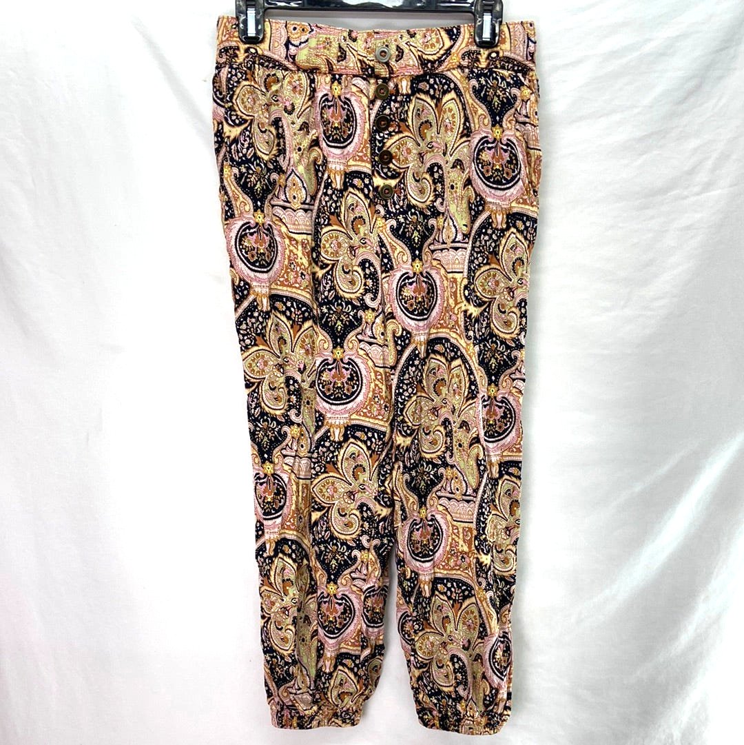 Anthropologie Floral Paisley Women's Pants - Size S