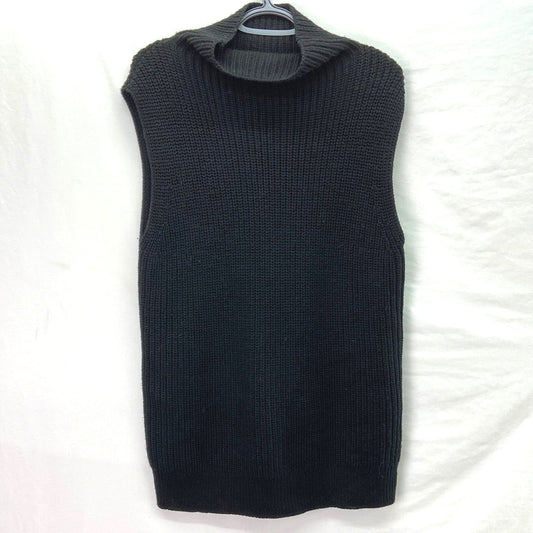 Wilfred Turtleneck Knit Women's Sleeveless Dress Black - Size XS