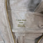 Calvin Klein Women's Suede Zip Up Jacket Tan - Small