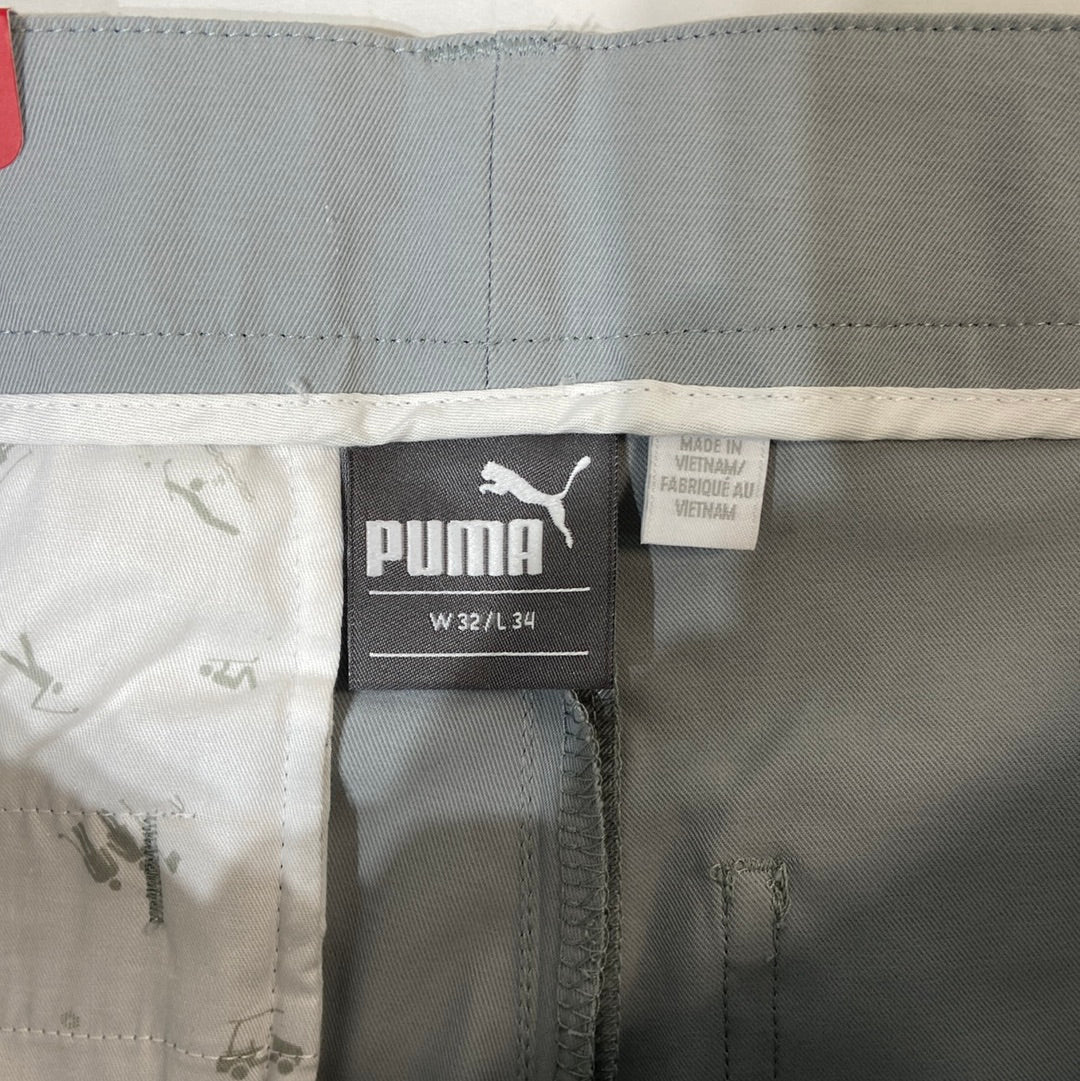 Puma Performance Golf Men's Pants Grey - Size 32 x 34