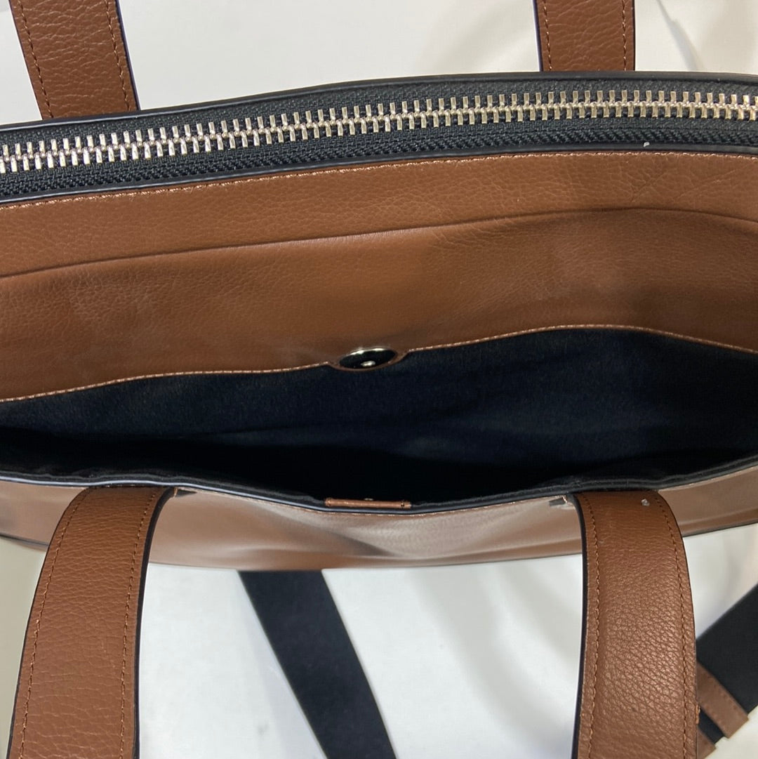 Coach F22529 Men’s Hamilton Bag In Saddle Leather Brown
