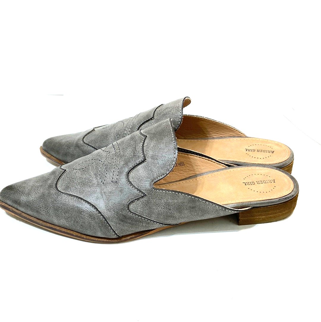 Arider Girl Women's Mule Slip On Shoes Grey - Size 9
