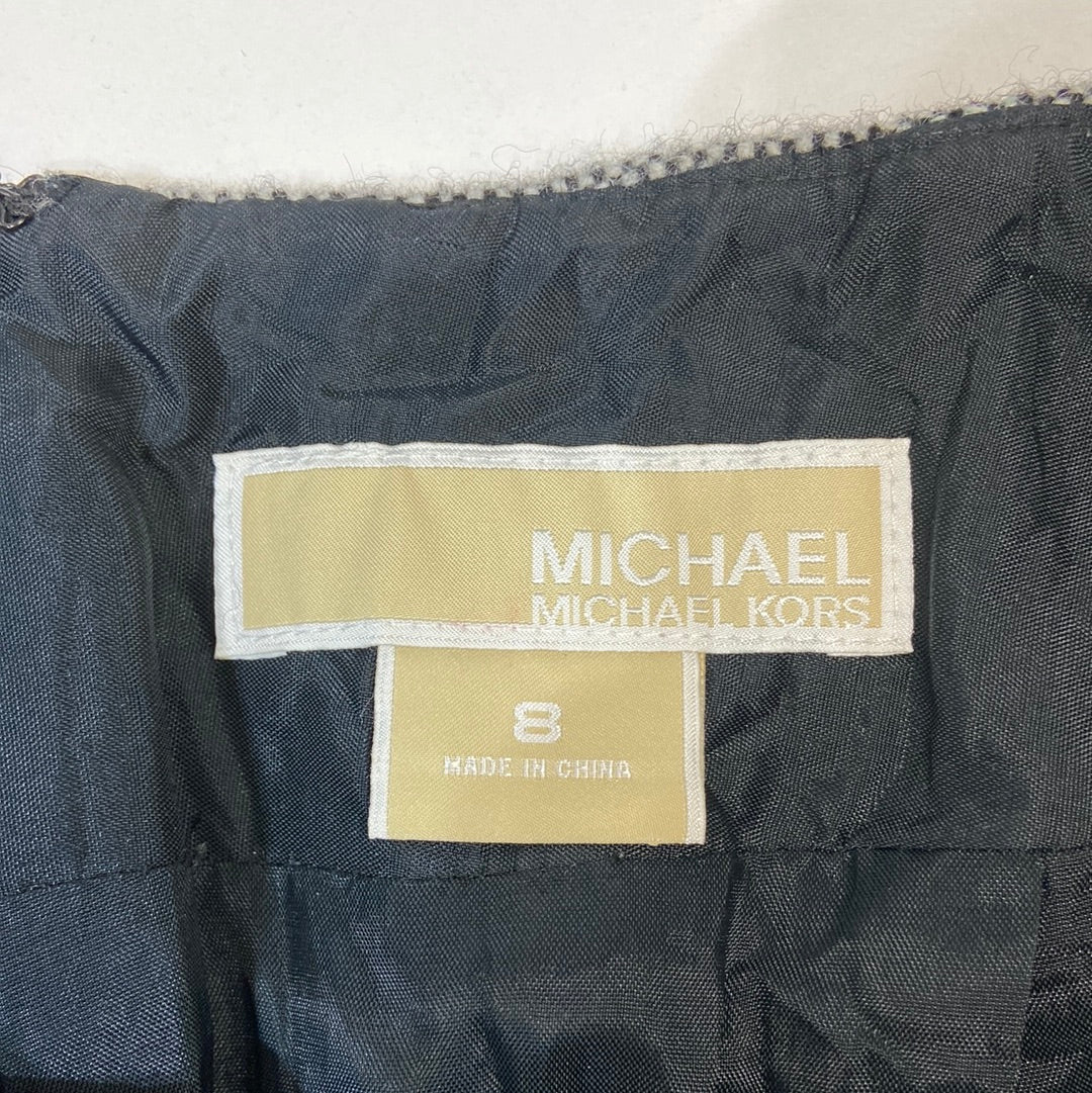 Michael Kors Women's Jacket/Skirt 2 Piece Set Grey - Size L