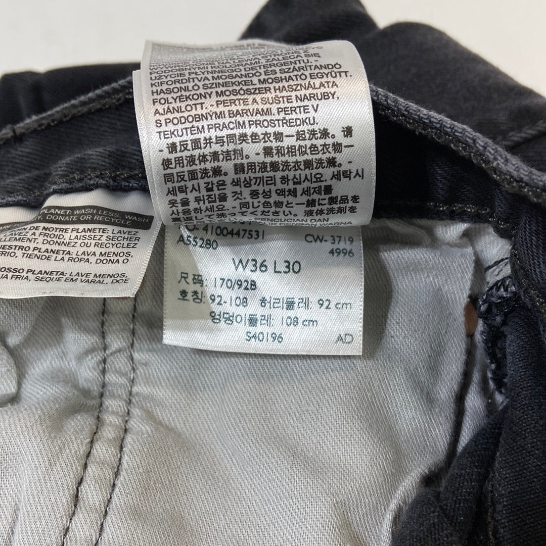 Levi's 501 XX Straight Leg Denim Jeans Dark Washed - Size 36 x 30