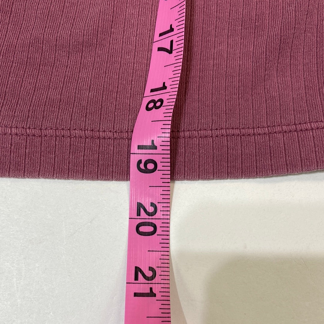 Free People Women's Tank Top Dark Pink - Size S