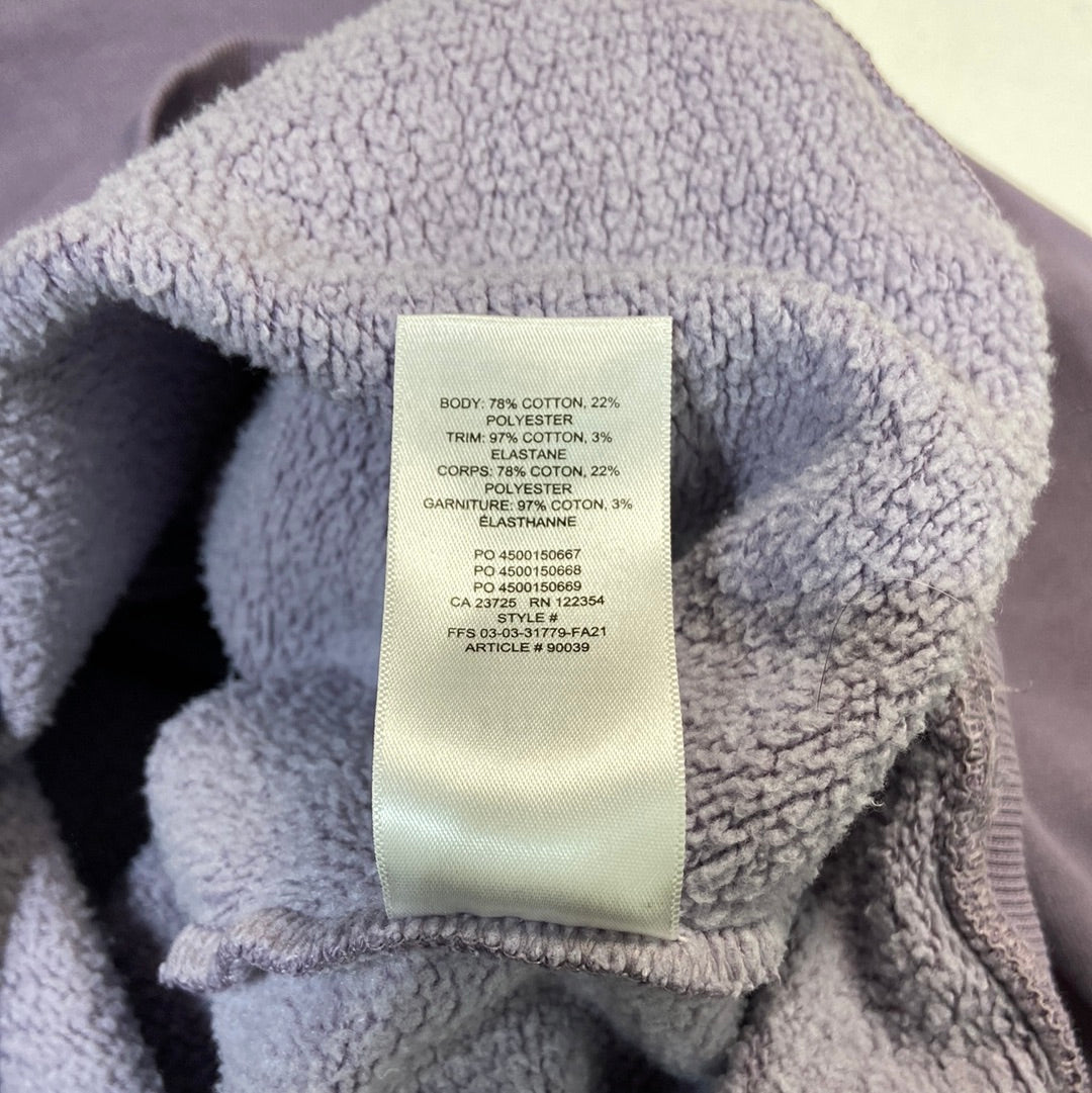TNA Cozy Fleece Women's Sweatshirt Lavender - Size XS