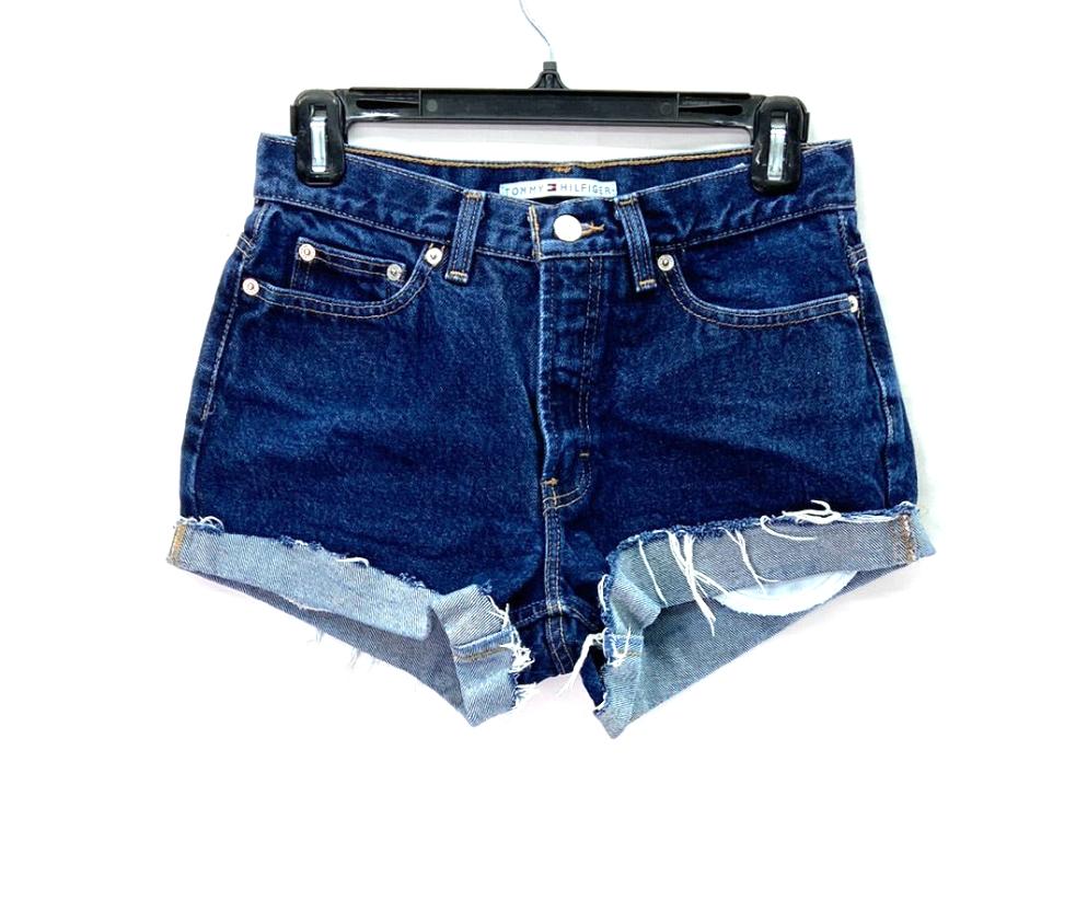Tommy Hilfiger Women's High Rise Denim Shorts - Size S
