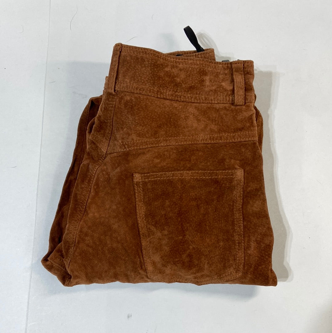 Dino’z Vintage Suede Women's Casual Pants Brown - Size Large