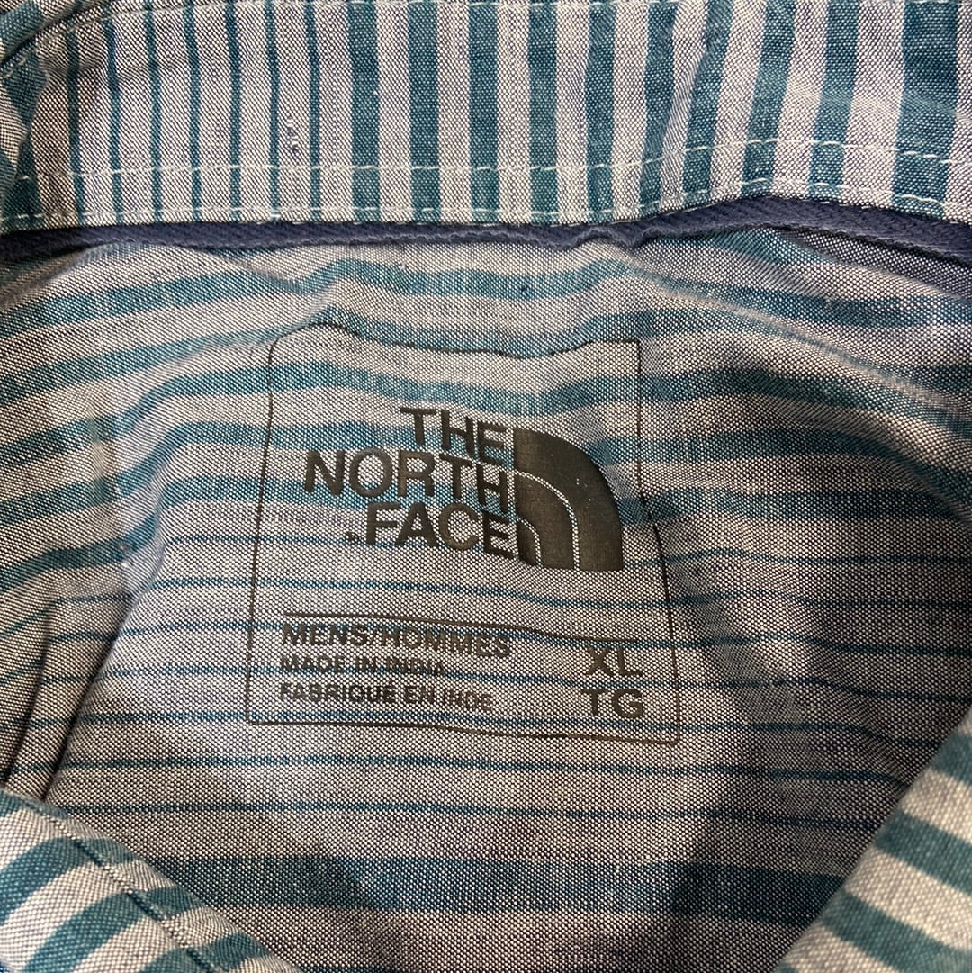 The North Face Men's Striped Button Up Shirt - XL